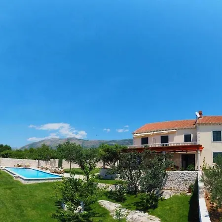 Villa House With A Spacious Garden And Swimming Pool