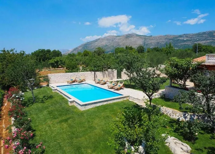 House With A Spacious Garden And Swimming Pool *