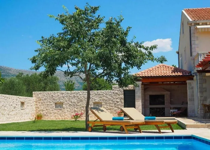 House With A Spacious Garden And Swimming Pool